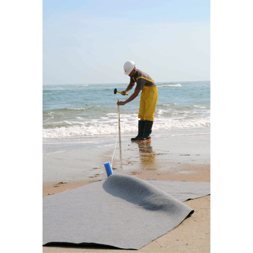 Ensemble Ultra-Oil Blanket, Mati&egrave;res dangereuses/Huile seulement/Universel, 120" x 60", 8,3 gal. US d'absorption Pronet Distribution