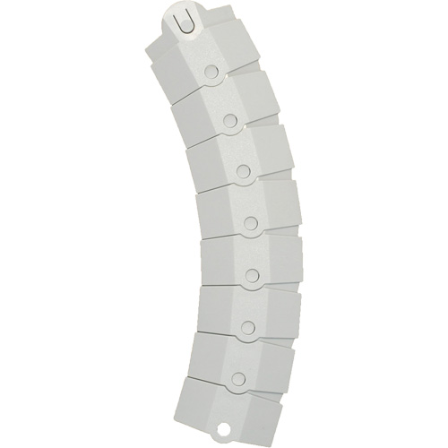 Small Ultra-Sidewinder Cable Protection System avec capuchons, 39,5" x 3" x 0,8", 2000 lb (1 tonne) Pronet Distribution