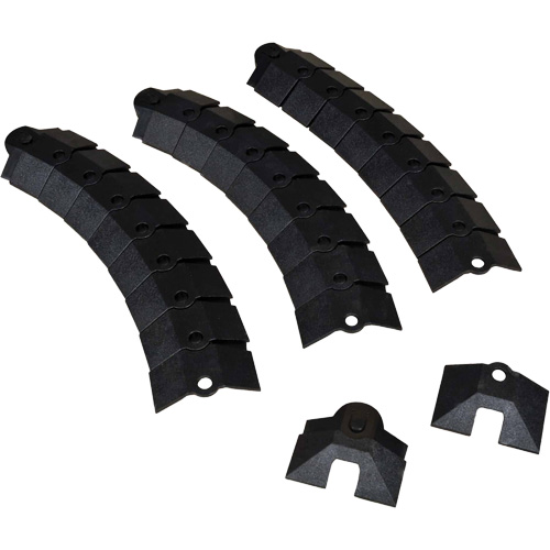 Grand Ultra-Sidewinder Cable Protection System avec capuchons, 34" x 13,6" x 2,1", 260 lb (0,13 tonnes) Pronet Distribution