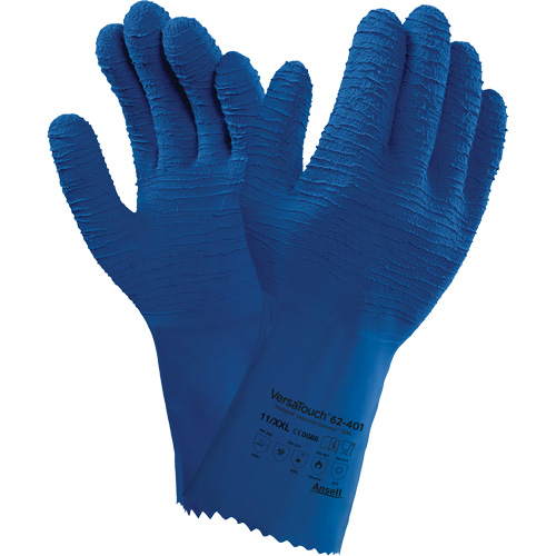 Gants Alphatec 62-401, Taille 7, 12,6" lo, Latex de caoutchouc, Doublure en Coton Pronet Distribution