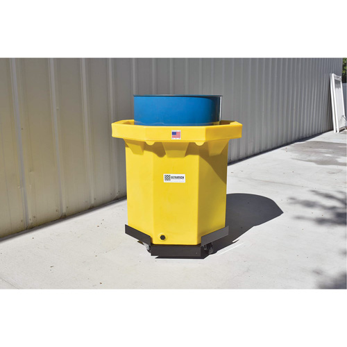 Ultra-Spill Collector &agrave; fond plat, 66 gal. US, Mobile Pronet Distribution