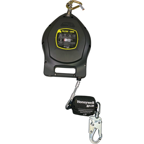 Falcon+ Edge Self-Retracting Lifeline, 50', Galvanized Steel, Swivel Pronet Distribution