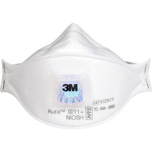 Respirateur &agrave; particules Aura 9211+, N95, Certifi&eacute; NIOSH Pronet Distribution