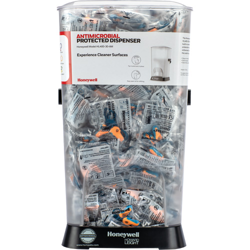 Distributeur de bouchons doreille filaires HL400 AM avec boîte de bouchons doreille LT-30 Pronet Distribution