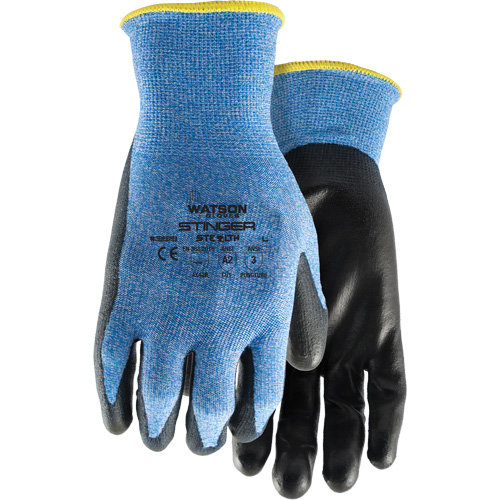 Gants anticoupures 359 Stealth Stinger, Taille T-petit, Calibre 15, Rev&ecirc;tement Polyur&eacute;thane, Enveloppe en Fibre de verre/Nylon/Spandex, ASTM ANSI niveau A2/EN 388 niveau B Pronet Distribution