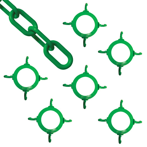 Ensemble de connecteurs de chaîne pour c&ocirc;nes, Vert Pronet Distribution