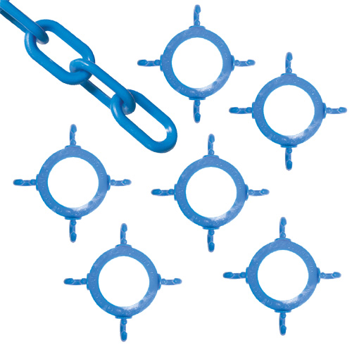 Ensemble de connecteurs de chaîne pour c&ocirc;nes, Bleu Pronet Distribution