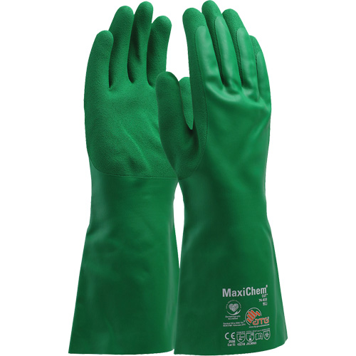 ATG MaxiChem&reg; Cut Chemical-Resistant Gloves, Size Small, 14" L, Nitrile Pronet Distribution