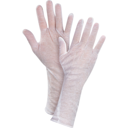 Gants d'inspection l&eacute;gers, Poly/coton, Poignet &agrave; ourlet, Hommes Pronet Distribution