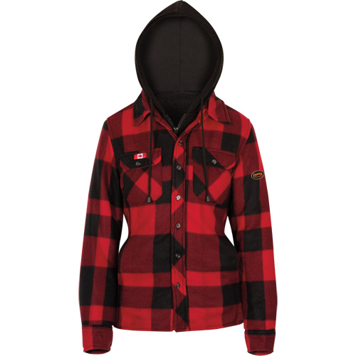 415RBW Quilted Hooded Shirt, Women's, X-Small, Multi-Colour Pronet Distribution