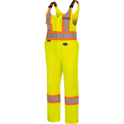 6000W Combinaison de s&eacute;curit&eacute; routi&egrave;re haute visibilit&eacute; pour femmes, Polyester, T-petit, Jaune lime haute visibilit&eacute; Pronet Distribution