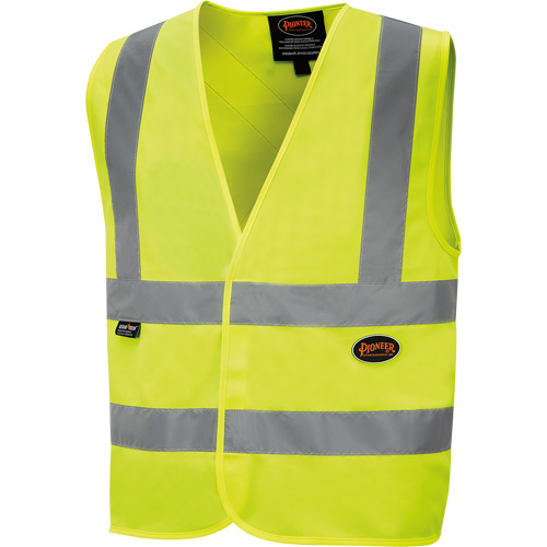 6886 High-Visibility Tricot Safety Vest, High Visibility Lime-Yellow, Small, Polyester Pronet Distribution