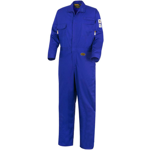 7779T FR-Tech&reg; 88/12 Arc Rated Flame Resistant Coveralls, Size 40 (Tall), Royal Blue, 10 cal/cm² Pronet Distribution