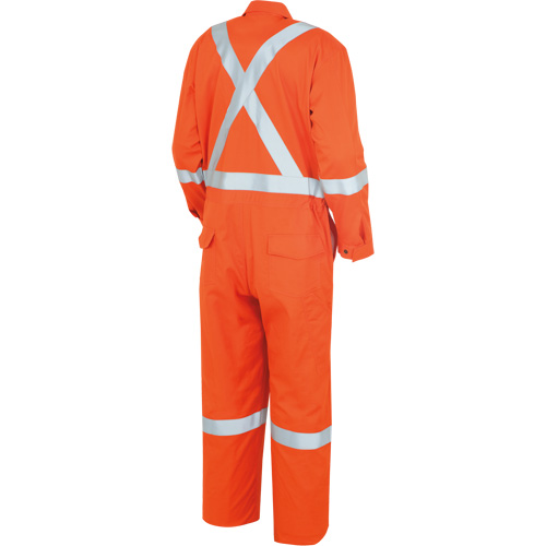 7708A "The Rock" FR-Tech&reg; High Visibility FR/Arc Rated Coveralls, Size 36, High Visibility Orange, 10 cal/cm² Pronet Distribution