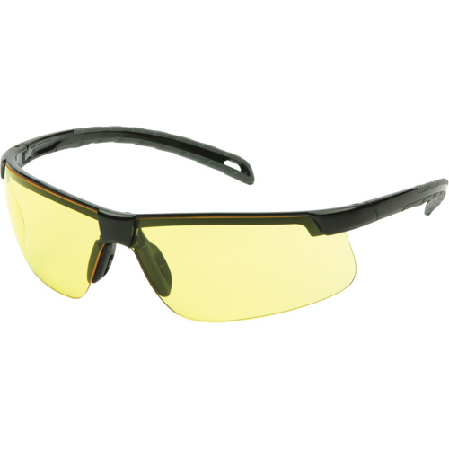 Lunettes de s&eacute;curit&eacute; Ever-Lite, Lentille Ambr&eacute;e, ANSI Z87+/R&eacute;pond ou surpasse la norme CSA Z94.3 Pronet Distribution