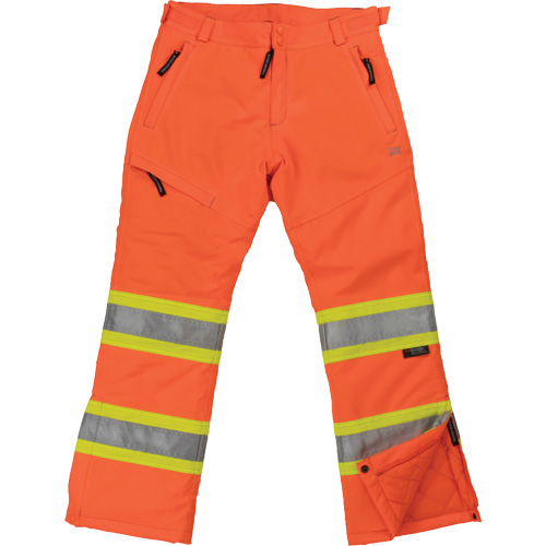 Pantalon de s&eacute;curit&eacute; isolant et extensible pour femmes, Polyester, Petit, Orange haute visibilit&eacute; Pronet Distribution