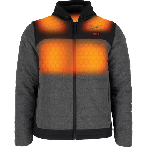 M12 Heated Quietshell Jacket with Battery, Men's, Small, Grey Pronet Distribution