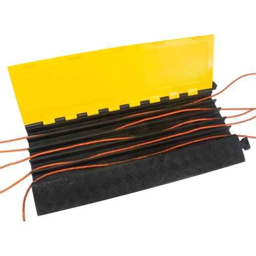 Protecteur de c&acirc;bles en polyur&eacute;thane, 5 canaux, 35,43" lo x 19,69" la x 2" h Pronet Distribution