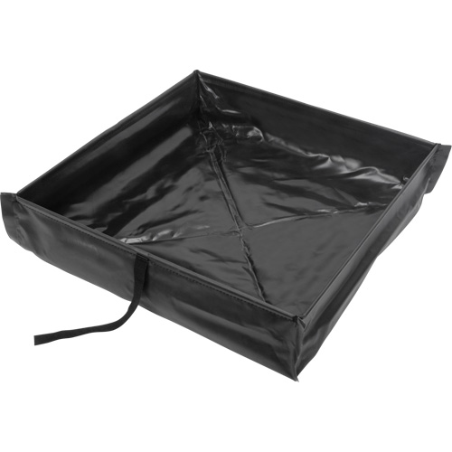 Berme de confinement des d&eacute;versements repliable &agrave; rouler, Capacit&eacute; 34 gal. US, 3' la x 3' lo x 6" h Pronet Distribution