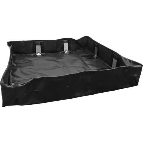 Berme repliable, Capacit&eacute; 1870 gal. US, 10' la x 50' lo x 6" h, Support &agrave; encliqueter Pronet Distribution