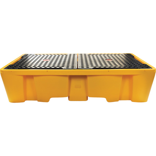 Double palette de d&eacute;versements IBC, Capacit&eacute; de d&eacute;versement 317 gal. US, 89" x 57" x 23" Pronet Distribution