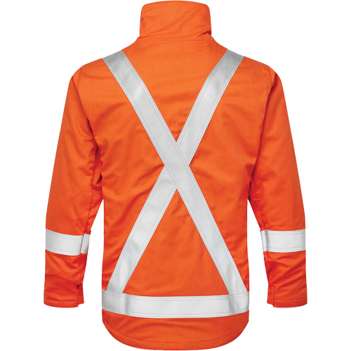 Veste aviateur d'&eacute;t&eacute; Skyline UltraSoft 7 oz., Petit, Orange haute visibilit&eacute; Pronet Distribution