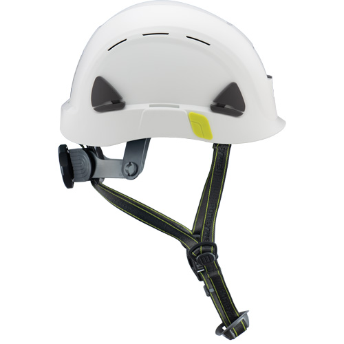 Casque de s&eacute;curit&eacute; d'escalade Fibre Metal, R&eacute;pond aux normes CSA type 2, Suspension Rochet, Ventil&eacute; Pronet Distribution
