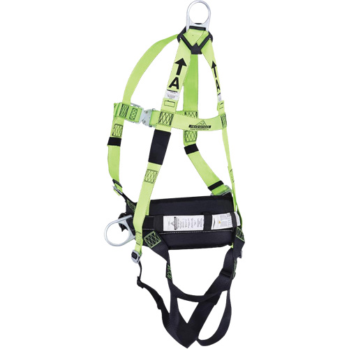 FBH10000L1020-S  Harnais de s&eacute;curit&eacute; s&eacute;rie entrepreneur avec ceinture de positionnement, Certifi&eacute;e CSA, Classe ALP, Petit Pronet Distribution