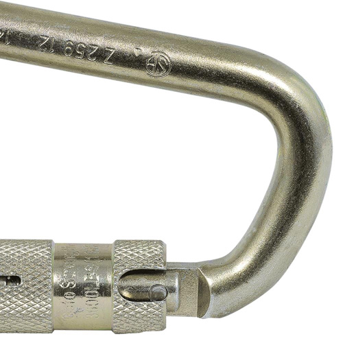 CP-03015-1 Mousqueton zingu&eacute; avec ouverte de portique de 1", Acier Pronet Distribution