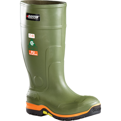 Bottes de s&eacute;curit&eacute; Hercules pour hommes, Polyur&eacute;thane thermique, Embout Aluminium, Pointure 4, Semelle R&eacute;sistant aux perforations Pronet Distribution