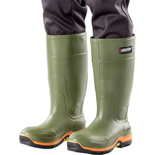 Bottes de s&eacute;curit&eacute; Hercules pour hommes, Polyur&eacute;thane thermique, Embout Aluminium, Pointure 4, Semelle R&eacute;sistant aux perforations Pronet Distribution