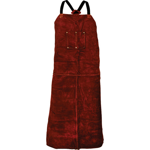 Tillman&reg; 3842 Cowhide Apron, Bib, 42" L, Brown Pronet Distribution
