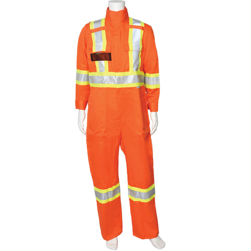 Firewall FR&reg; High-Visibility FR Coveralls, Size Small, High Visibility Orange, 9.2 cal/cm² Pronet Distribution