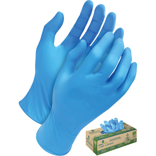 Tri-Polymer Disposable Gloves, Small, Polyethylene, 5-mil, Powder-Free, Blue Pronet Distribution