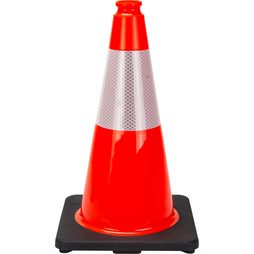 Premium Traffic Cone, 18", Orange, 6" Reflective Collar(s) Pronet Distribution