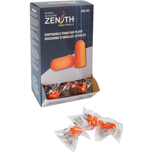 Bouchons d'oreilles en mousse, Paire - Sac en poly Pronet Distribution