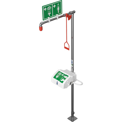 Combination Shower with Closed ABS Bowl & Botton Inlet, Pedestal Pronet Distribution