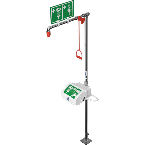 Douche combin&eacute;e avec cuvette ferm&eacute;e en ABS et entr&eacute;e sup&eacute;rieure, Socle Pronet Distribution