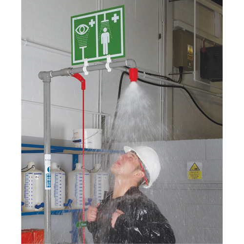 Combination Shower with Closed ABS Bowl & Top Inlet, Pedestal Pronet Distribution