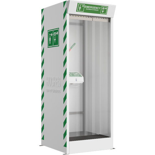 Emergency Cubicle Shower & Covered Eye & Face Wash Pronet Distribution