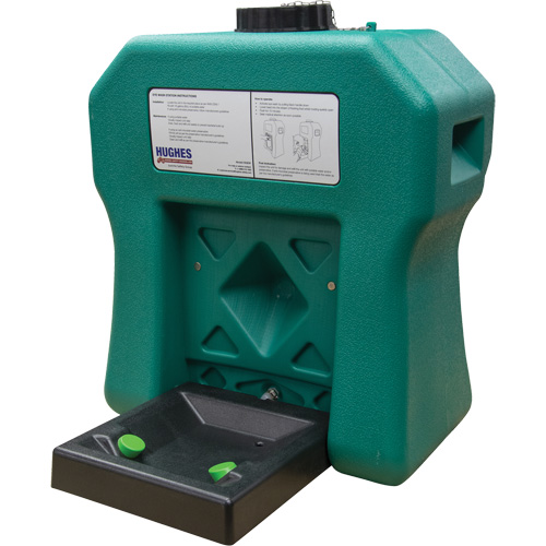 Poste de douche oculaire portable autonome, Aliment&eacute; par gravit&eacute;, Capacit&eacute; 16 gal., Conformit&eacute; ANSI Z358.1 Pronet Distribution