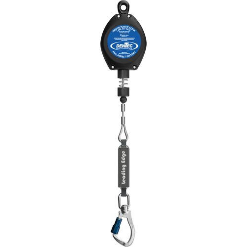 Cordage de s&eacute;curit&eacute; autor&eacute;tractable, 20', Acier galvanis&eacute;, Pivotant Pronet Distribution
