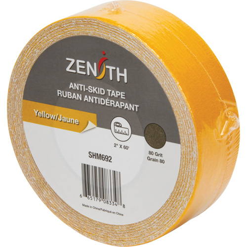 Anti-Skid Tape, 2" x 60', Yellow Pronet Distribution