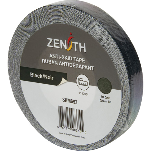 Ruban antid&eacute;rapant, 1" x 60', Noir Pronet Distribution