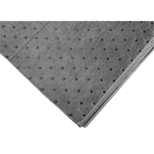 Bonded Sorbent Pads, Universal, 15" x 19", 12 gal. Absorbancy Pronet Distribution