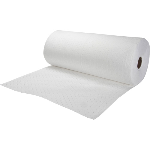 Rouleaux absorbants li&eacute;es, Lourd, 150' lo x 30" la, Absorption 24 gal. Pronet Distribution