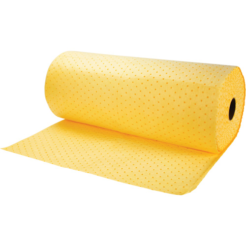 Rouleaux absorbants li&eacute;es, Poids moyen, 150' lo x 30" la, Absorption 16 gal. Pronet Distribution