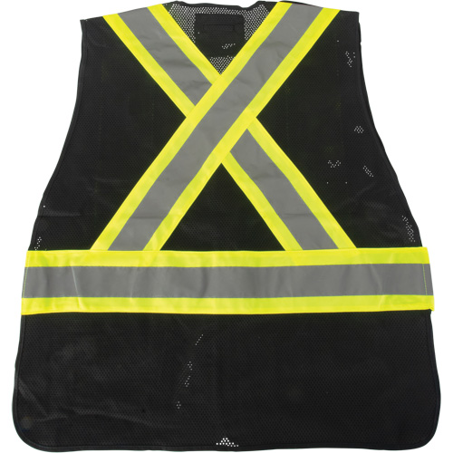 Veste d'arpenteur conforme aux normes de la CSA, Noir, Moyen, Polyester Pronet Distribution
