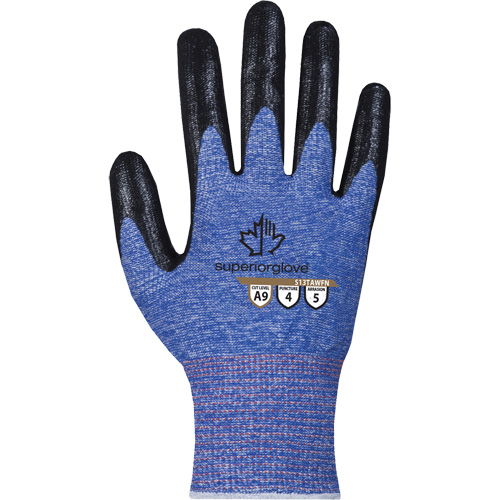 Extreme-Cut Glove, Size 7, 13 Gauge, Foam Nitrile Coated, TenActiv Shell, ASTM ANSI Level A9 Pronet Distribution