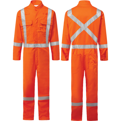 Combinaison FR Bizflame 88/12 Iona 7 oz. FR510, Taille 36, Orange Pronet Distribution